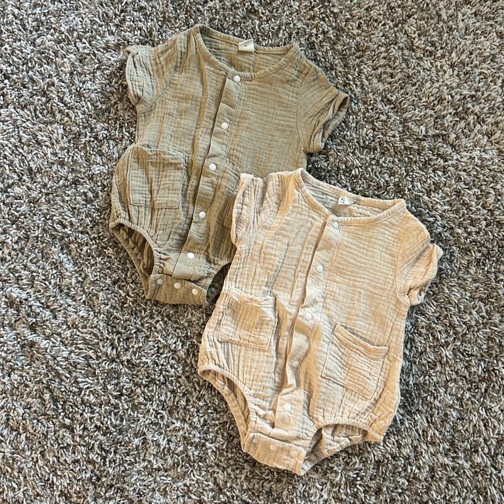 Baby Bubble Romper- Set of 2